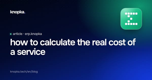 how to calculate the real cost of a service