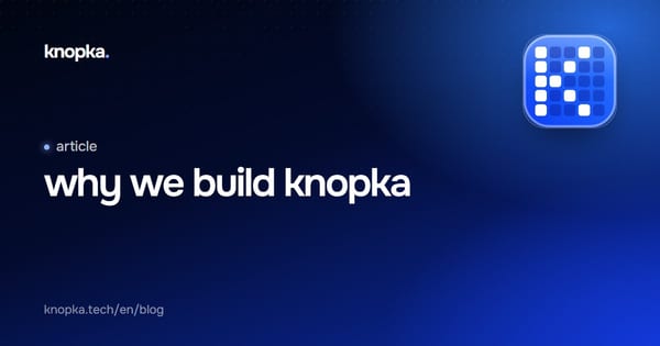 why we build knopka